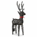90cm Battery Operated Light up Brown Christmas Reindeer with 100 Warm White LEDs