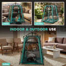 PawHut 3-Tier Cat Tent, Portable Pet Tent For Indoor Outdoor