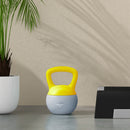 SPORTNOW Kettlebell W/ Soft Body And Non-Slip Handle, Yellow And Grey