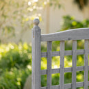 Outsunny Raised Garden Bed with Trellis Garden Planters Indoor Grey