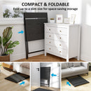 HOMCOM 70 cm Folding Computer Desk for Small Spaces Bedroom, Black