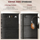 HOMCOM Fabric Chest of Drawers, 4 Drawer Dresser for Bedroom