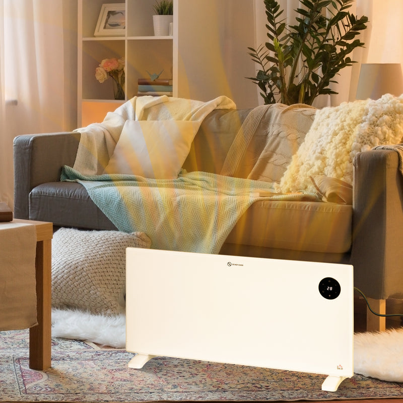 2000W Electric Convector Heater, Quiet Space Heater with LED Display