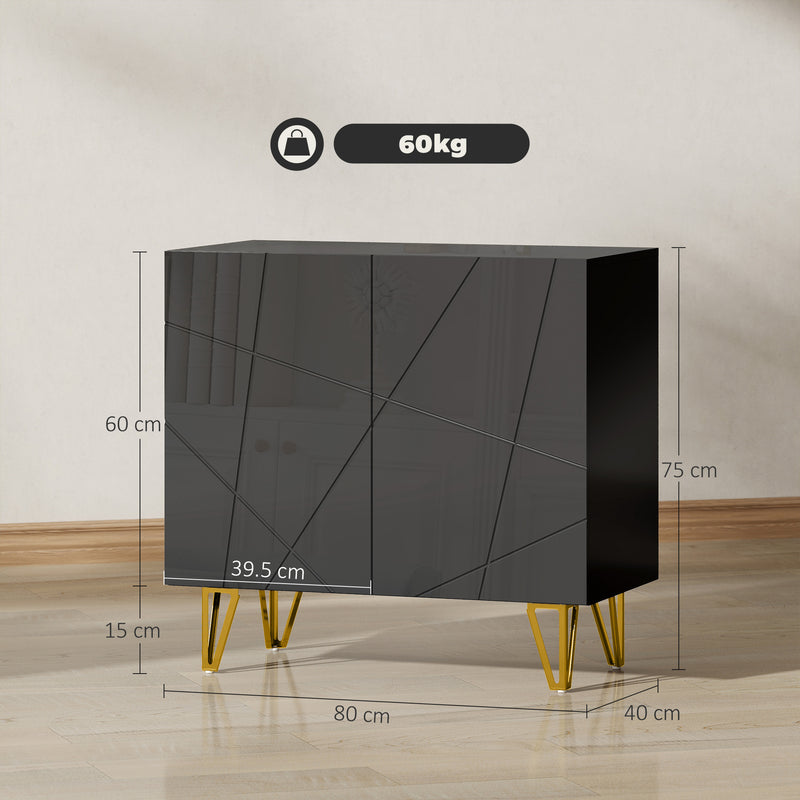 HOMCOM Storage Cabinet, Sideboard with Adjustable Shelf