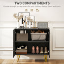 HOMCOM Storage Cabinet, Sideboard with Adjustable Shelf