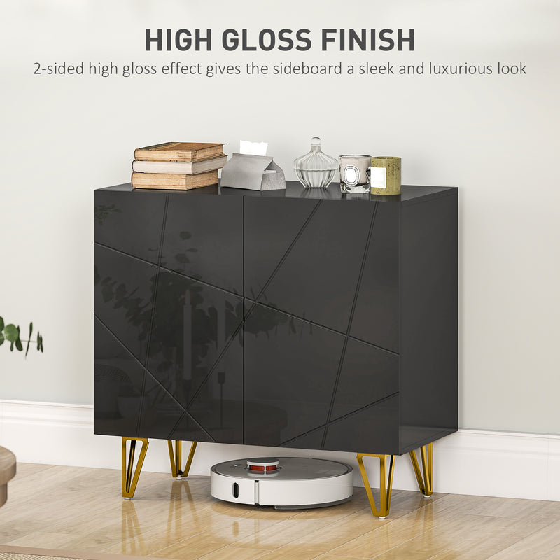 HOMCOM Storage Cabinet, Sideboard with Adjustable Shelf