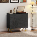 HOMCOM Storage Cabinet, Sideboard with Adjustable Shelf