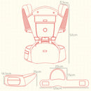 AIYAPLAY 6 In 1 Baby Carrier Newborn To Toddler With Removable Seat, Grey