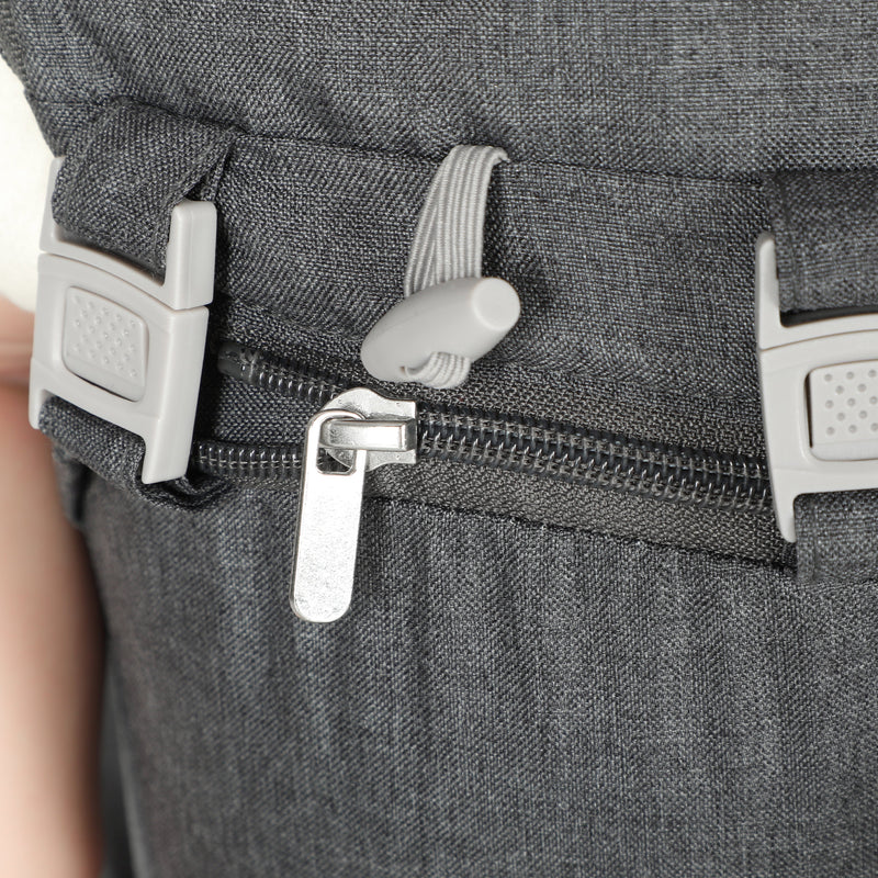 AIYAPLAY 6 in 1 Baby Carrier Newborn to Toddler with Removable Seat, Grey