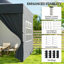 Outsunny 3 x 3 m Heavy Duty Pop Up Gazebo with Sides, UPF50+ Marquee Gazebo