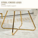 HOMCOM Accent Chair, Velvet Armchair with Lotus Backrest, Steel Legs, Cream