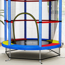 HOMCOM Kids Trampoline Mini Bouncer w/ Enclosure Net for 3-6 Years