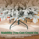 HOMCOM Artificial Christmas Tree Hinged Xmas Tree