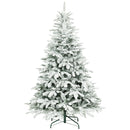 HOMCOM Artificial Christmas Tree Hinged Xmas Tree