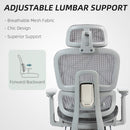 HOMCOM Ergonomic Office Chair Swivel Computer Chair With 3D Armrest