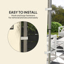 Outsunny Side Panel for 3x3 m Pop Up Gazebos, 1 Pack Sidewall Only