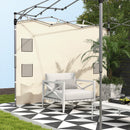 Outsunny Side Panel for 3x3 m Pop Up Gazebos, 1 Pack Sidewall Only