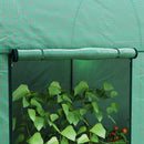 Outsunny 200 x 100 x 178cm Small Tomato Greenhouse with Roll-up Zipped Doors