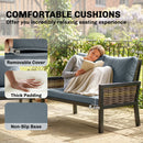 Outsunny Rattan Garden Furniture Set, Outdoor Furniture Conversation Set