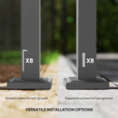 Outsunny 3 X 3(m) Garden Pergola With Retractable Roof, UPF30+