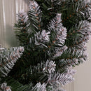 60cm Snow Tip Christmas Wreath with 160 Bullet Tips