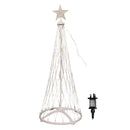 1.8m Light up Christmas Cone Tree with 220 Warm White LEDs and Timer Function