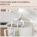 HOMCOM Electric Stand Mixer, 4.5L Food Mixer With Dough Hook, Whisk