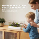 PawHut Reptile Terrarium, Vivarium Acrylic for Snake, Gecko