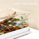 PawHut Reptile Terrarium, Vivarium Acrylic for Snake, Gecko