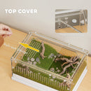 PawHut Reptile Terrarium, Vivarium Acrylic for Snake, Gecko