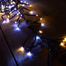 720 LED 9.3m Premier Clusterbrights Indoor Outdoor Multifunction Mains Operated Christmas Cluster Lights with Timer in Cool & Warm White Mix