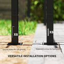 Outsunny 3 X 3(m) Metal Pergola With Retractable Roof And Sidewalls, Grey