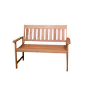 Cartmel 2 Seater Outdoor Wooden Garden Patio Bench