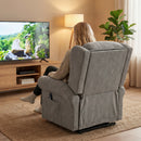 HOMCOM Power Lift Recliner Chair For Elderly With Remote Control, Dark Grey