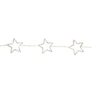 2.6m Set of 10 Star Curtain Lights 227 Rainbow LEDs Microbrights String Lights