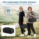 Ultralight Camping Cot for Adults with Side Pocket-Black