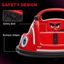 AIYAPLAY Angry Bird Licensed Bumper Car for Kids w/ Joysticks