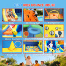 AIYAPLAY 8 in 1 Bouncy Castle for Kids, Inflatable Bounce House with Slide