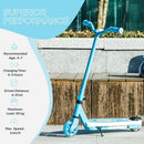 AIYAPLAY Electric Scooter for Kids 4-7, with Auxiliary Rear Wheels