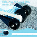 AIYAPLAY Electric Scooter for Kids 4-7, with Auxiliary Rear Wheels