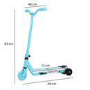 AIYAPLAY Electric Scooter for Kids 4-7, with Auxiliary Rear Wheels