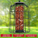 Wild Bird Hanging Nut Feeder with Squirrel Guard