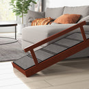 PawHut Wooden Dog Ramp With Removable Guardrails, Non-Slip Surface, 125 Cm