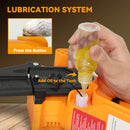 Outsunny 8 Inch Electric Chainsaw With Brushless Motor, 2 Batteries