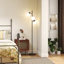 HOMCOM Modern Tree Floor Lamp with 3 Light, for Living Room Bedroom