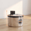 PawHut Wireless 4L Cat Water Fountain for Drinking Stainless Steel Cordless