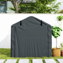 Outsunny Garden Tool Storage Shed with Roll-up Zipper Door