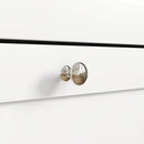 HOMCOM 2 Flip Drawer Narrow Shoe Cabinet with Adjustable Shelves, White