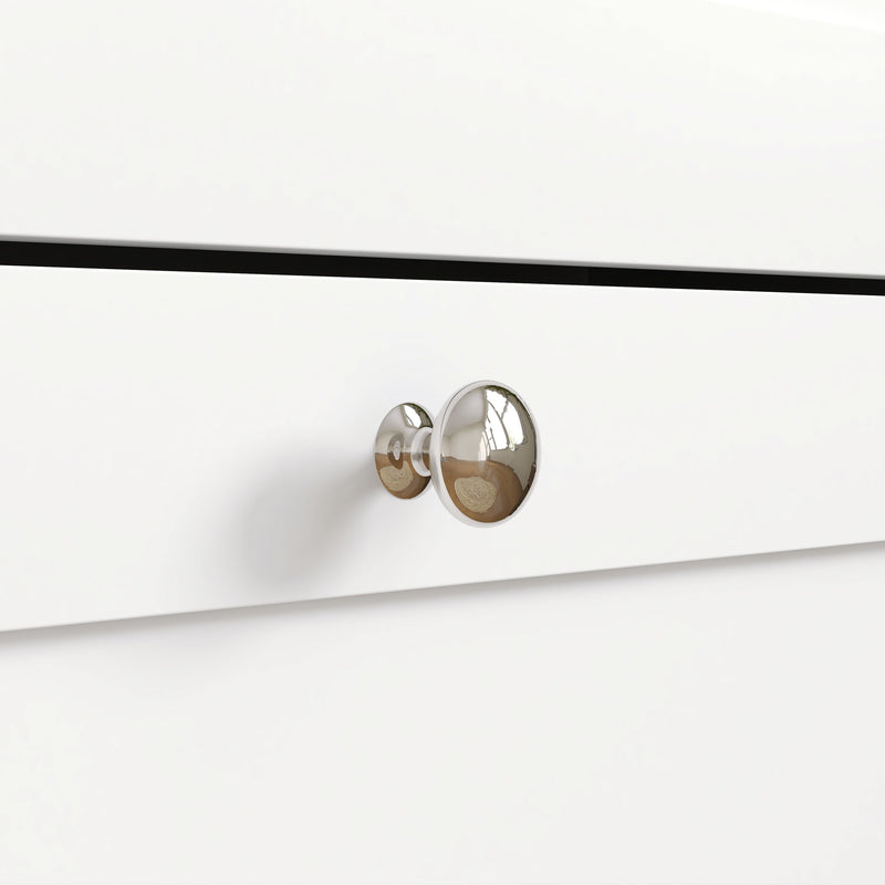 HOMCOM 2 Flip Drawer Narrow Shoe Cabinet with Adjustable Shelves, White