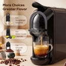 HOMCOM Pod Coffee Machine For Nespresso And Dolce Gusto Capsule, 19 Bar